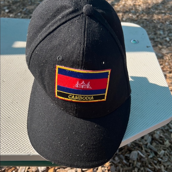 # 0515+ Unisex Black Cambodia Flag Cap - Picture 4 of 5